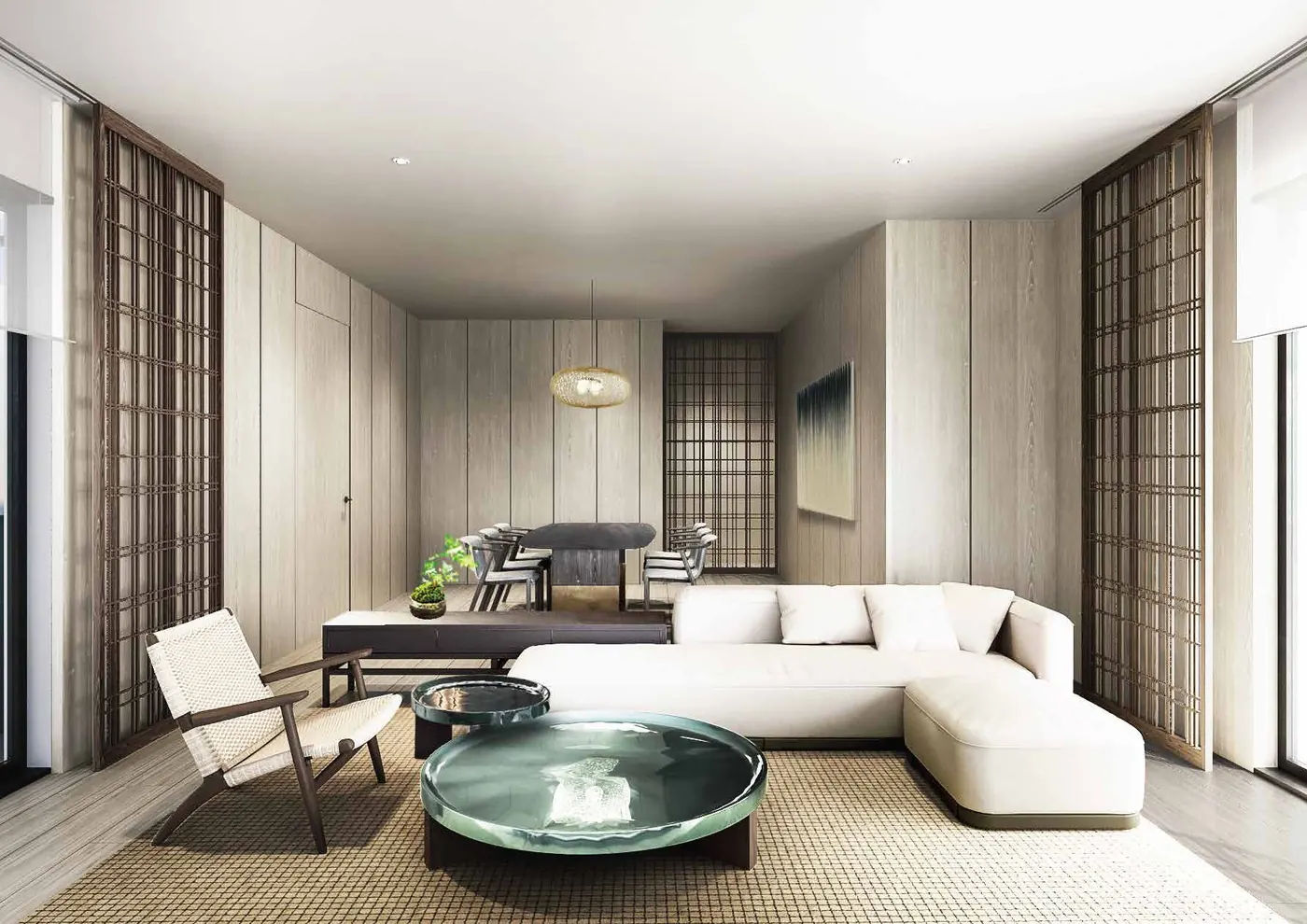 Living room, artist's impression